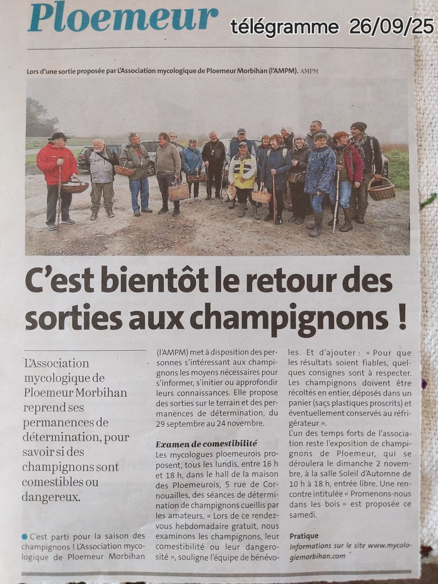 Télégramme 26 11 2025